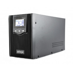 Gembird EnerGenie UPS, 2000 VA / 1600W pure sine wave, LCD display, 2 x Schuko + 3 x C13 outputs, USB, black